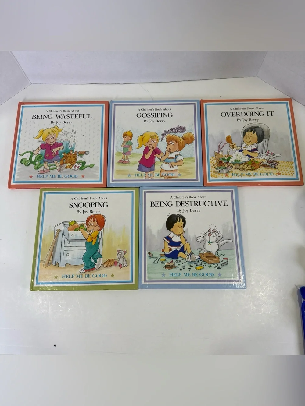 HELP ME BE GOOD Lot Of 9 Children's Book Series By Joy Berry -Grolier -Behavior